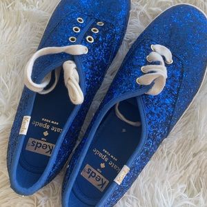 Never-worn Kate Spade X Keds glitter sneakers